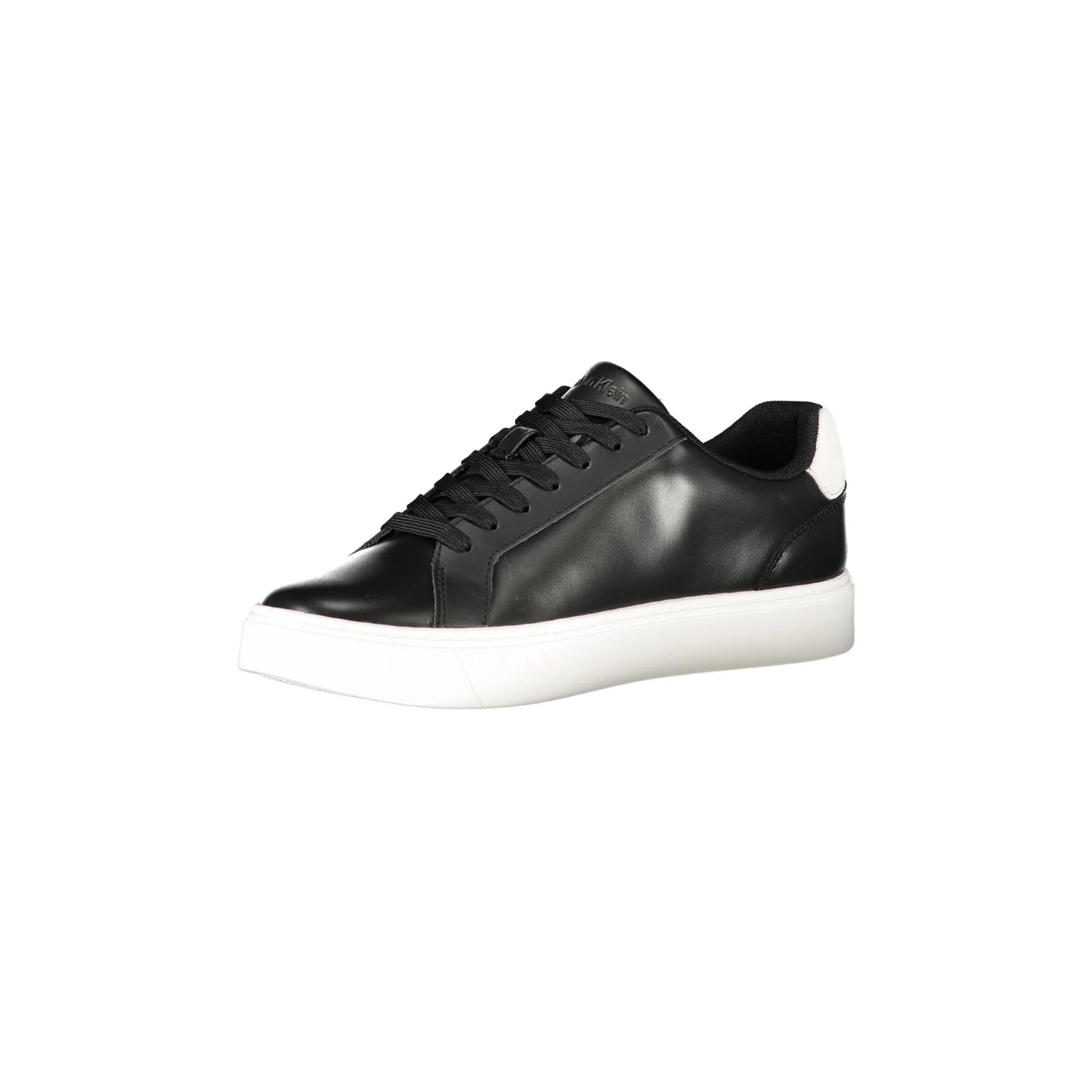 CALVIN KLEIN Sneakers Uomo Nere con Lacci e Dettagli Bianchi nero - vista 3