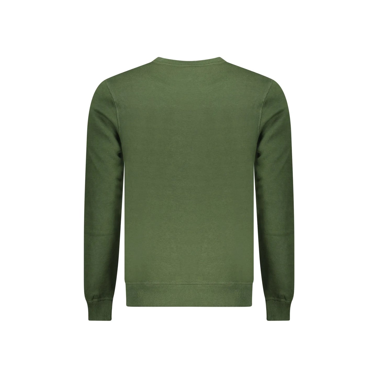 U.S. Grand Felpa Uomo Verde Girocollo Felpata Logo Felpe - vista 2