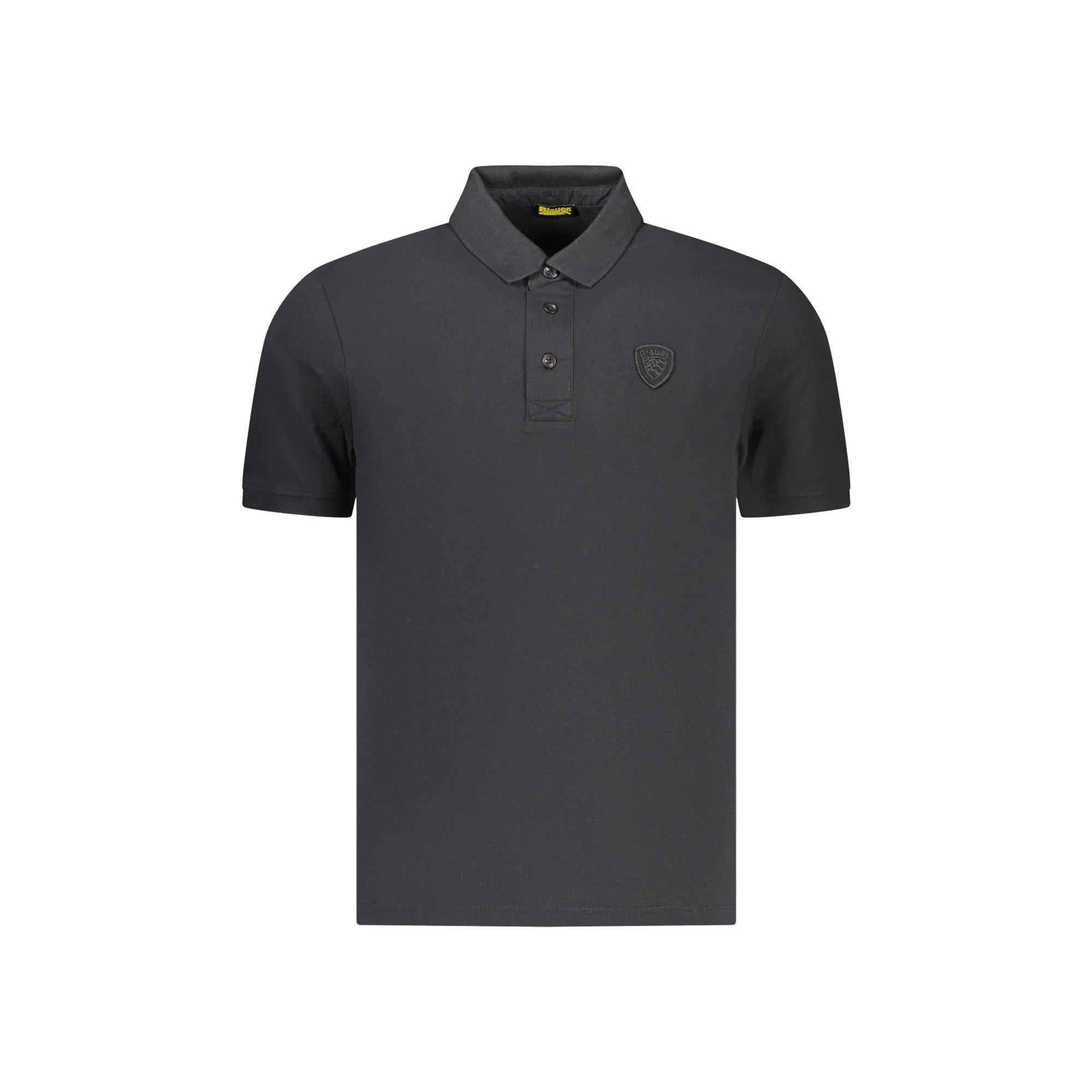 BLAUER APPAREL POLO MANICHE CORTE UOMO NERO