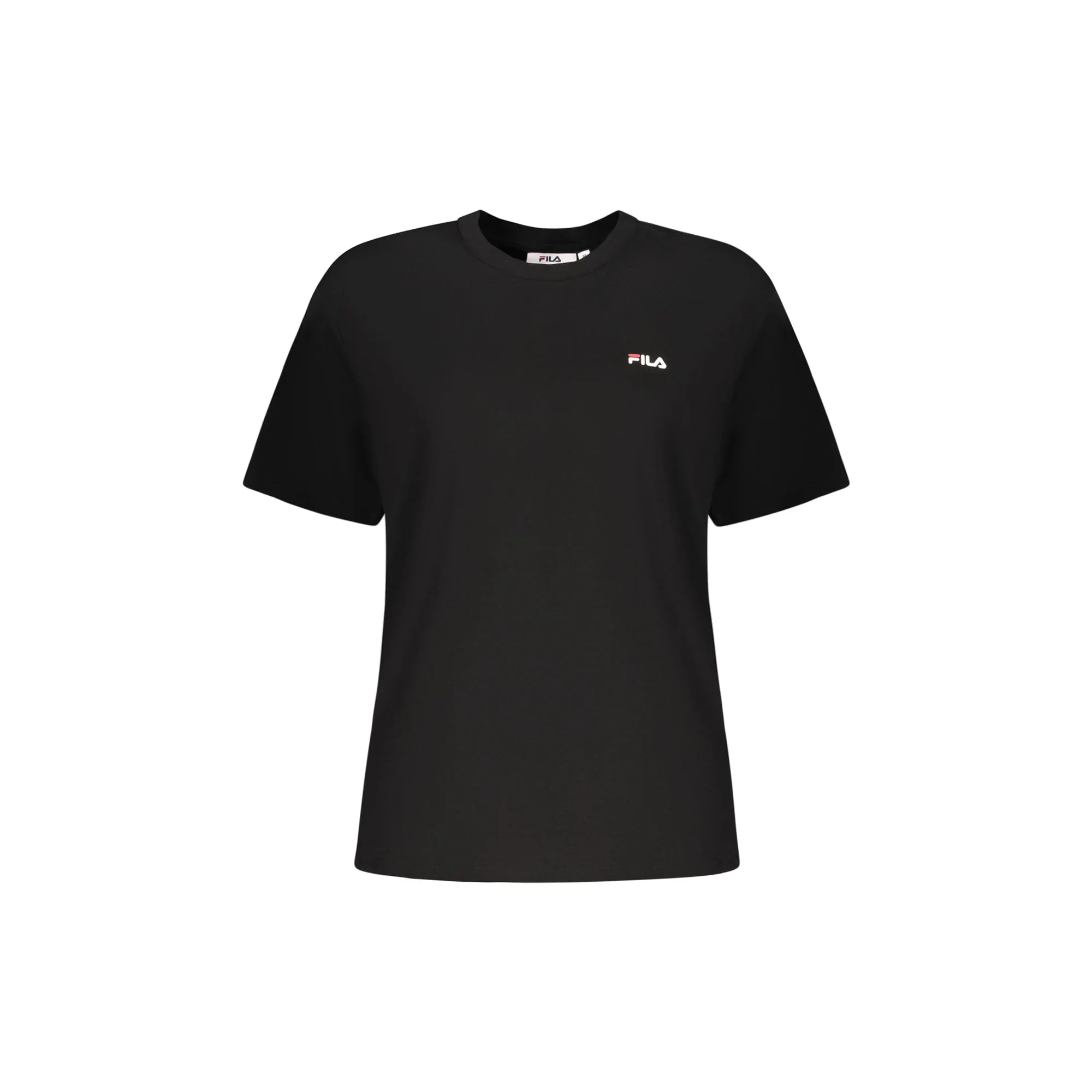 Fila T-Shirt Maniche Corte Donna Nera Stampa Logo Nero - foto prodotto