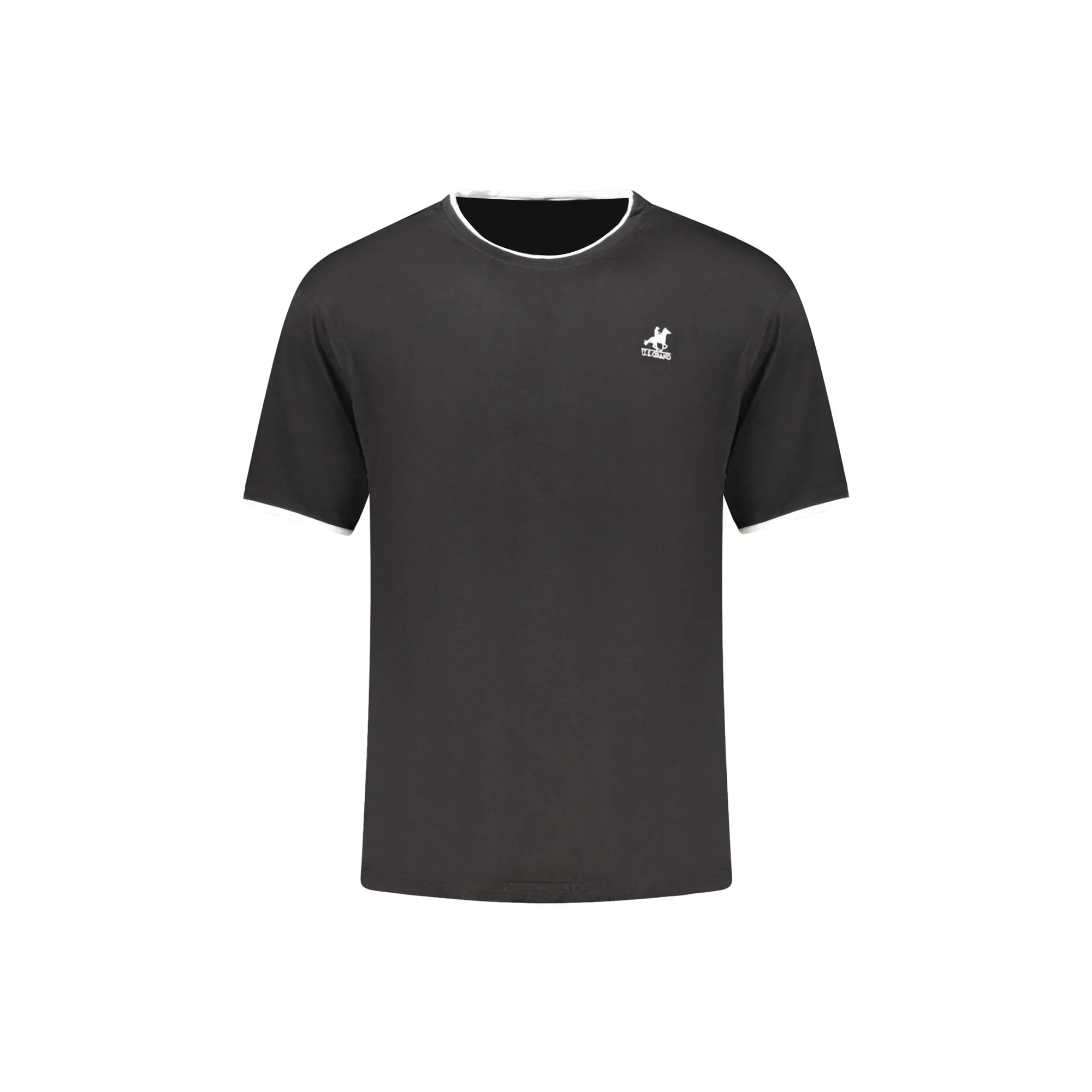 U.S. GRAND POLO T-SHIRT MANICHE CORTE UOMO NERO