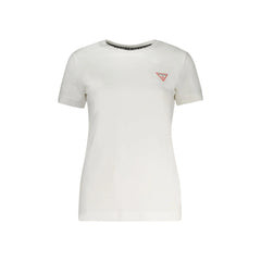Guess vaqueros camiseta Manga Corta Mujer Blanca Logo