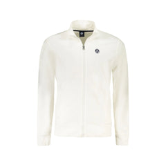 North Sails Felpa con Zip Uomo Bianca in Cotone