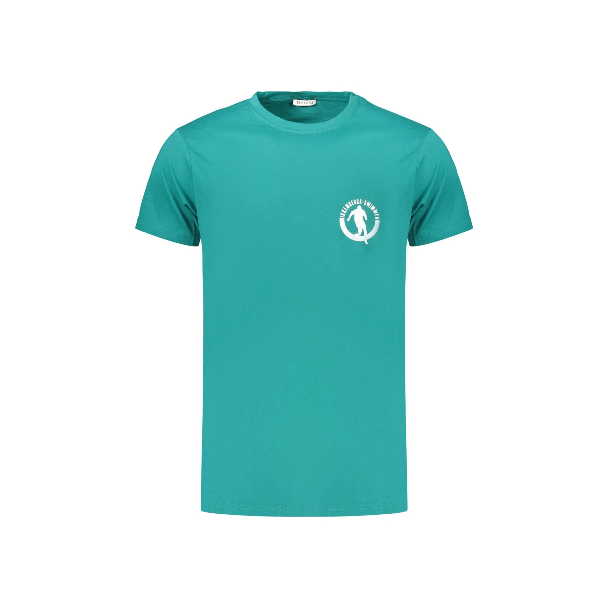 BIKKEMBERGS T-SHIRT MANICHE CORTE UOMO VERDE