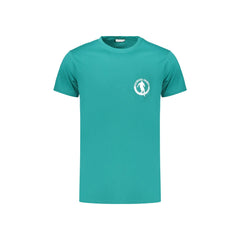 Bikkembergs T-Shirt Manga Curta Homem Verde Estampa Logo
