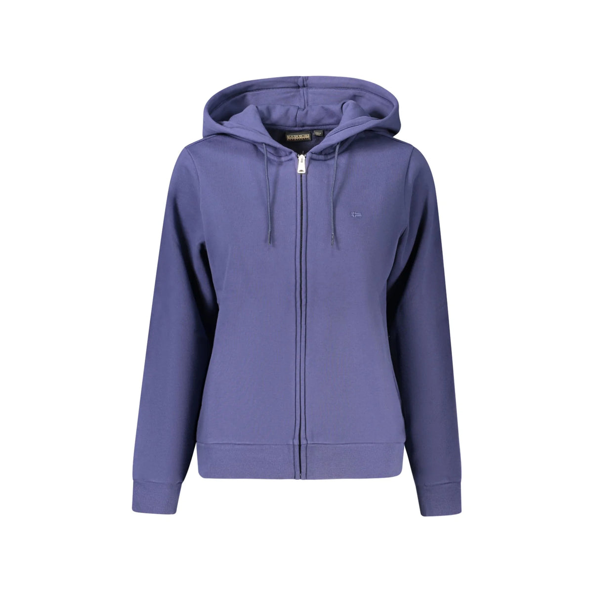 NAPAPIJRI FELPA CON ZIP DONNA BLU