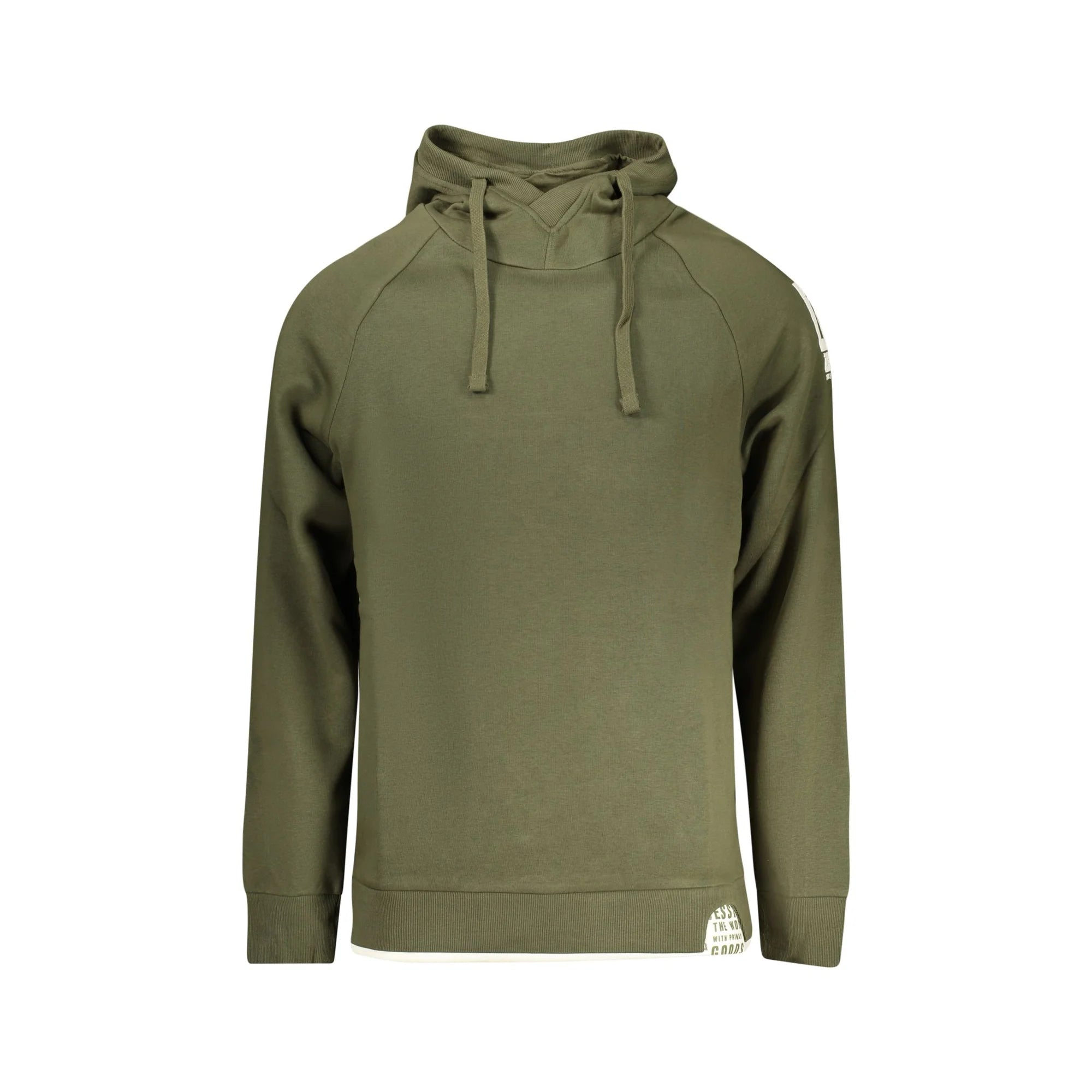 RIFLE FELPA SENZA ZIP UOMO VERDE