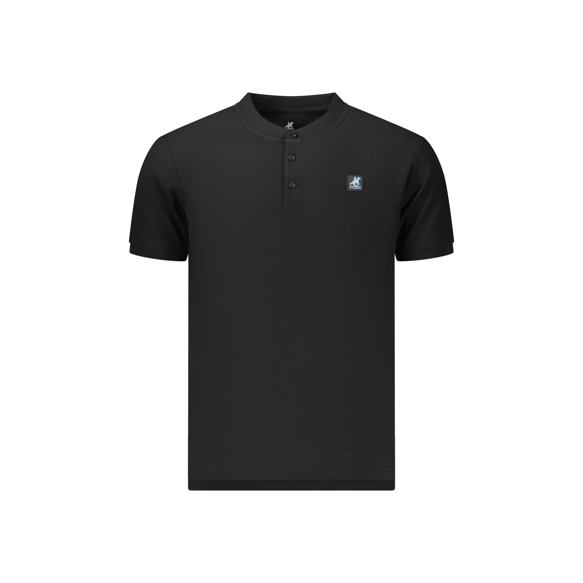 U.S. GRAND POLO MANICHE CORTE UOMO NERO
