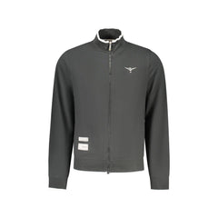 Accademia Militare Sweatshirt Manches Longues Homme Noire Fermeture Éclair