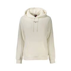 Tommy Hilfiger Felpa Maniche Lunghe Donna Bianca Ricamo Logo