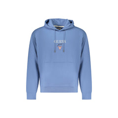 Guess vaqueros Sudadera de Manga Larga Hombre Azul Bordado