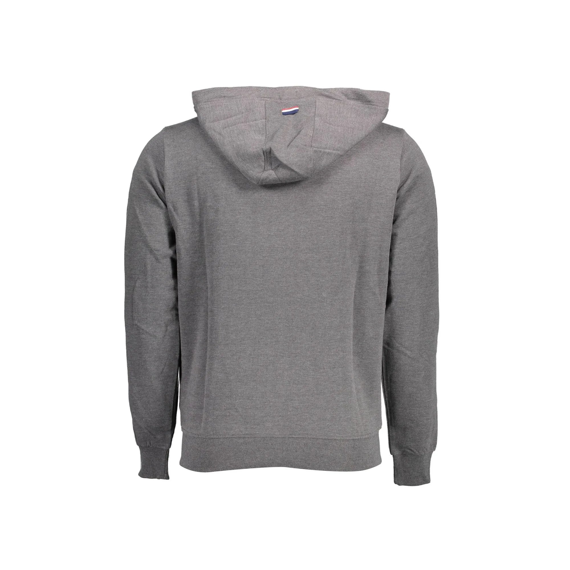 U.S. POLO FELPA CON ZIP UOMO GRIGIO