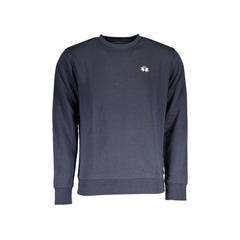 La Martina Felpa Maniche Lunghe Uomo Blu Ricamo