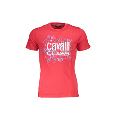 Cavalli Class Majica Kratkih Rukava Muška Crvena S Printom