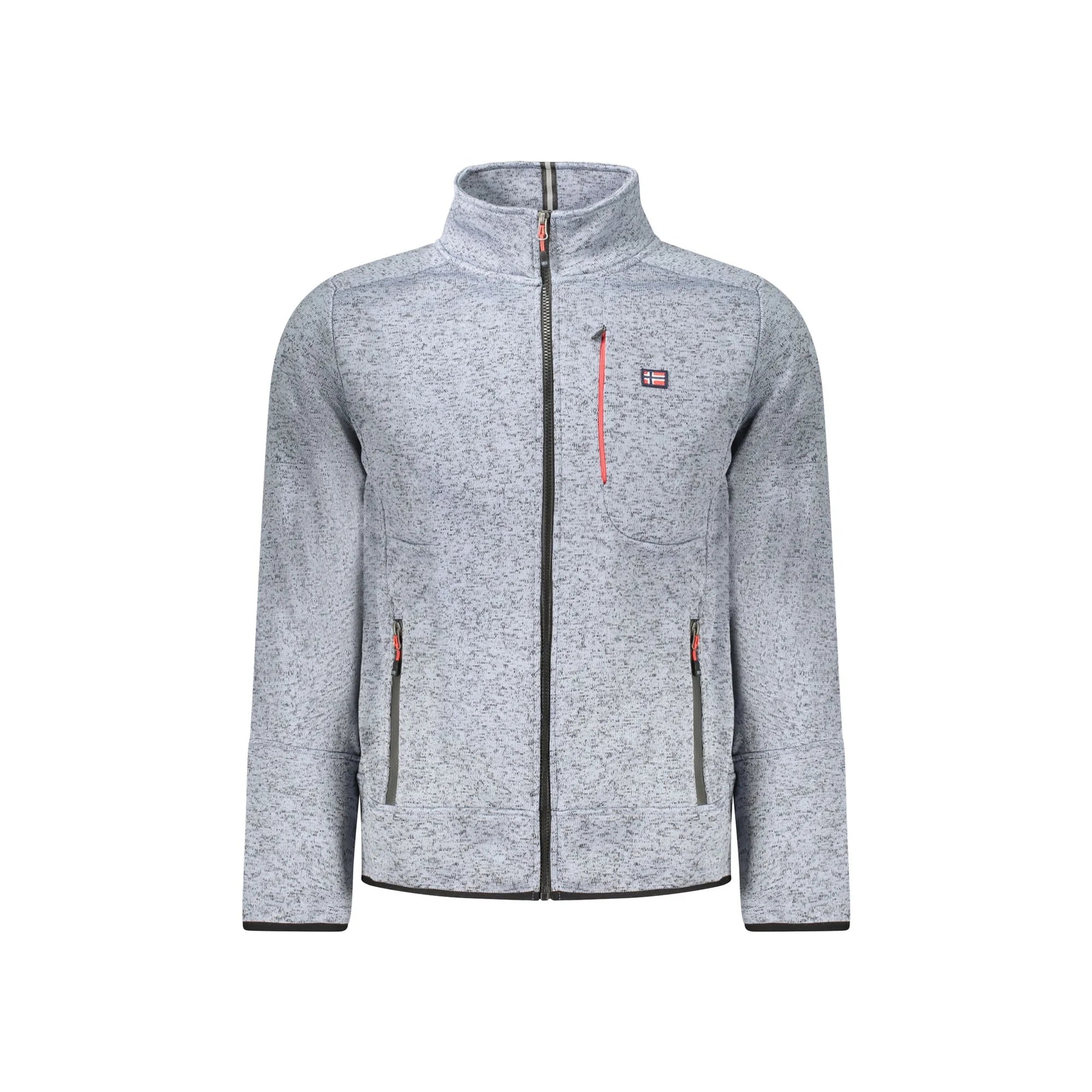 NORWAY 1963 FELPA CON ZIP UOMO AZZURRO