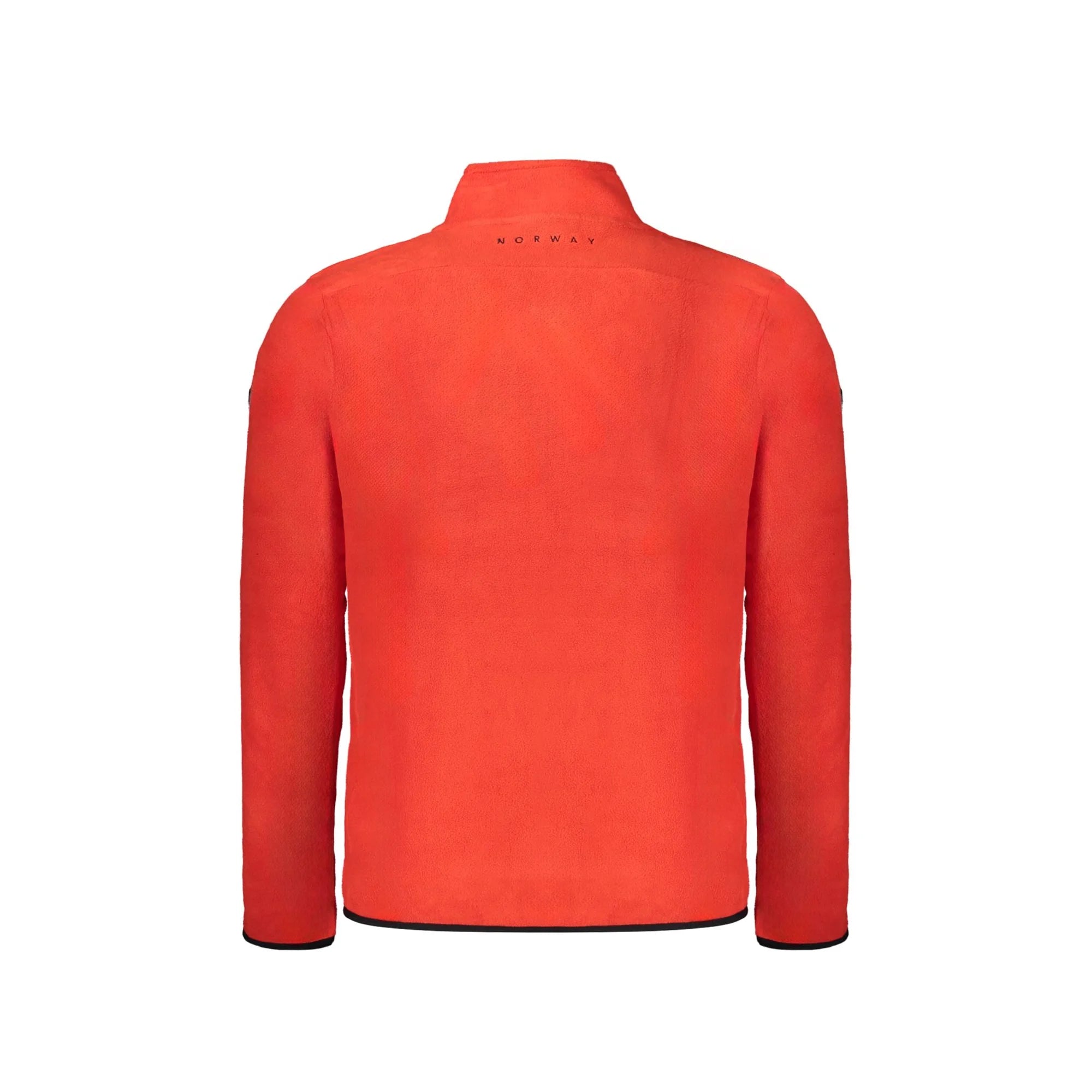 NORWAY 1963 FELPA CON ZIP UOMO ROSSO