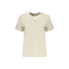 Calvin Klein T-Shirt Manga Curta Mulher Cinza Logo