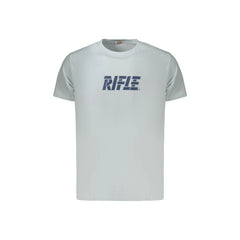 Rifle T-Shirt Μανίκια Κοντά Ανδρική Γαλάζια Εκτύπωση