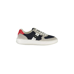 BLAUER Scarpe Sneakers Uomo Blu con Dettagli e Logo
