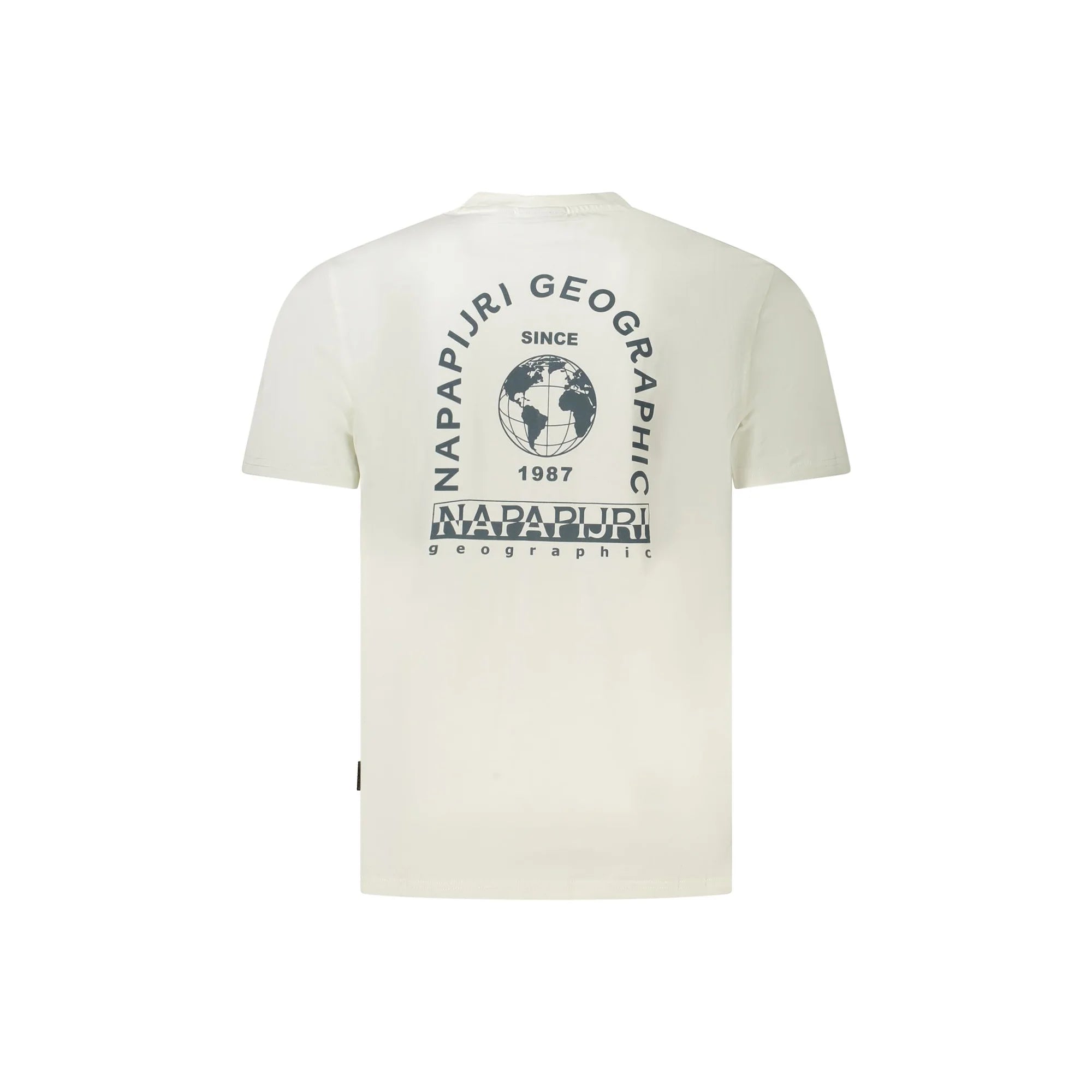 NAPAPIJRI T-SHIRT MANICHE CORTE UOMO BIANCO