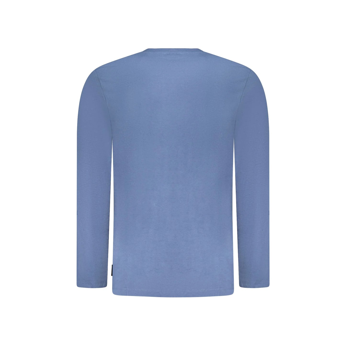 U.S. Grand T-Shirt Uomo Blu Maniche Lunghe Girocollo Stampa Logo - vista 2