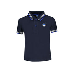 North Sails Polo Maniche Corte Bambino Blu Logo