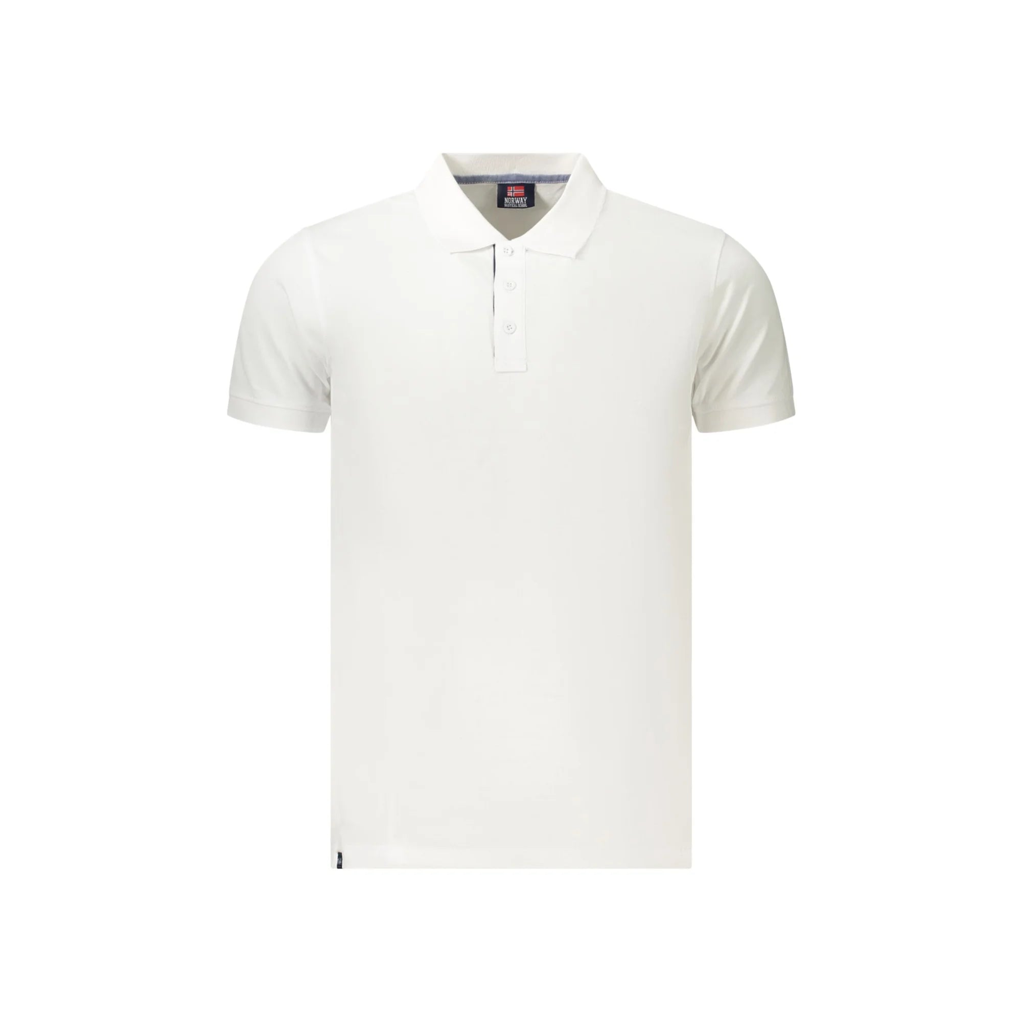 NORWAY 1963 POLO MANICHE CORTE UOMO BIANCO