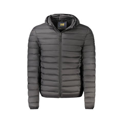 Cavalli Class Casaco Masculino Preto com Capuz Removível
