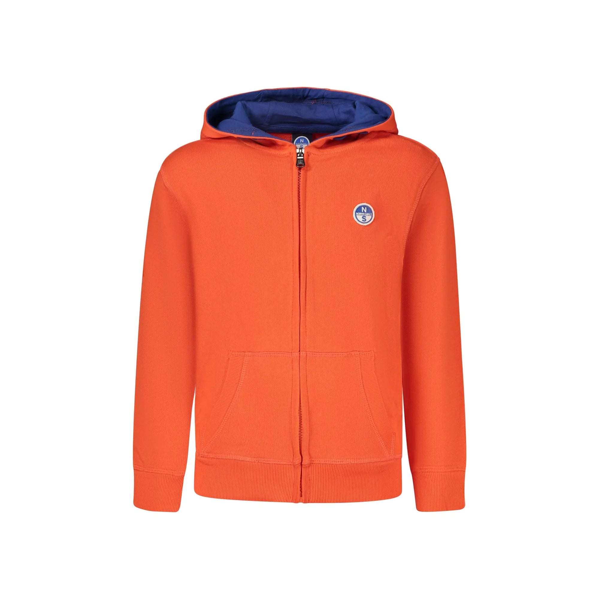 NORTH SAILS FELPA CON ZIP BAMBINO ARANCIO