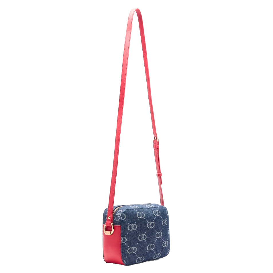 Borsa Donna a Tracolla Liu Jo in Denim con Dettagli Monogram