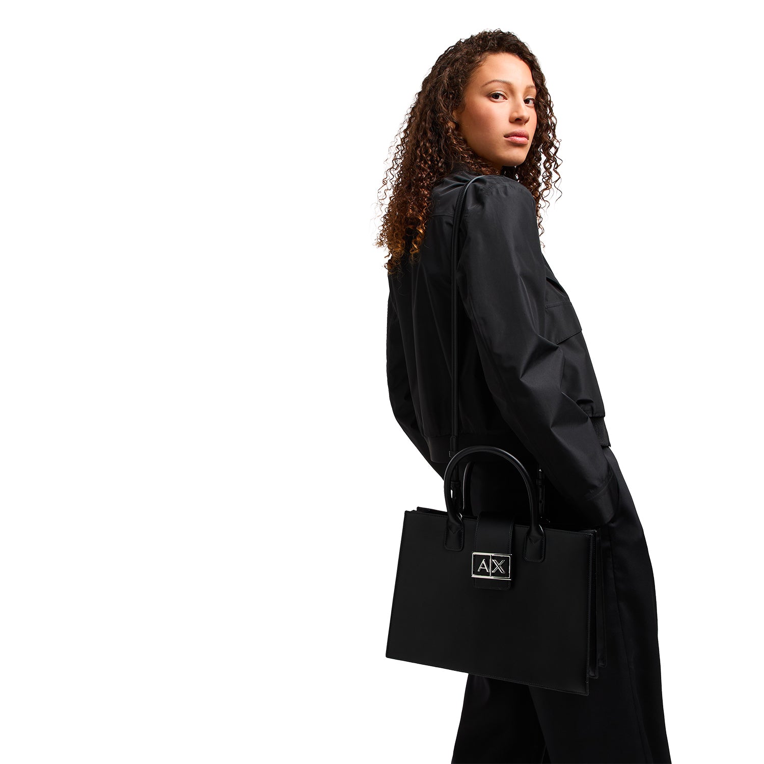 Borsa Donna a Mano a Trapezio ASV con Tracolla Rimovibile