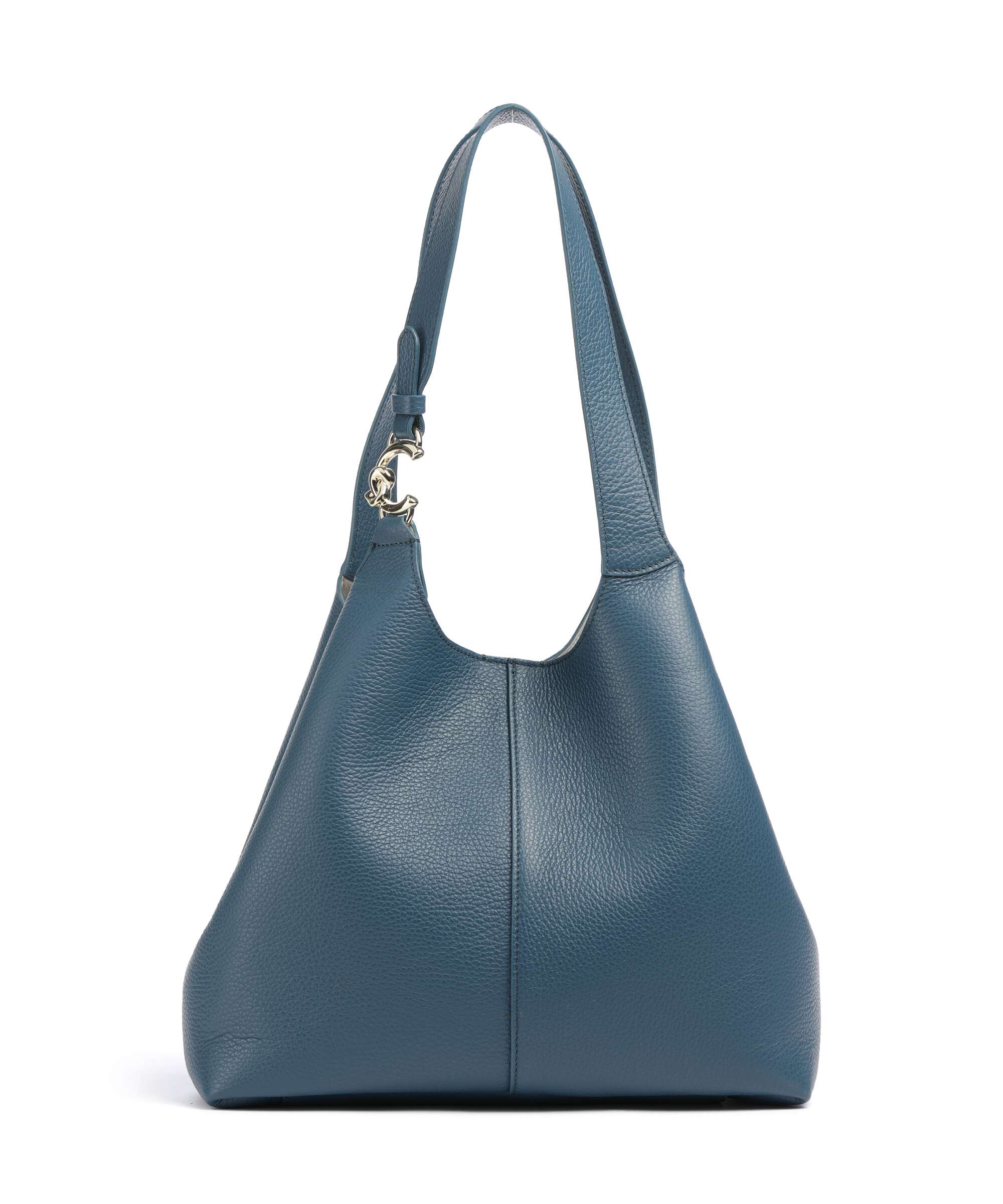 Coccinelle Borsa a Spalla Pelle Donna Blu Dettagli a Contrasto Borse - foto prodotto