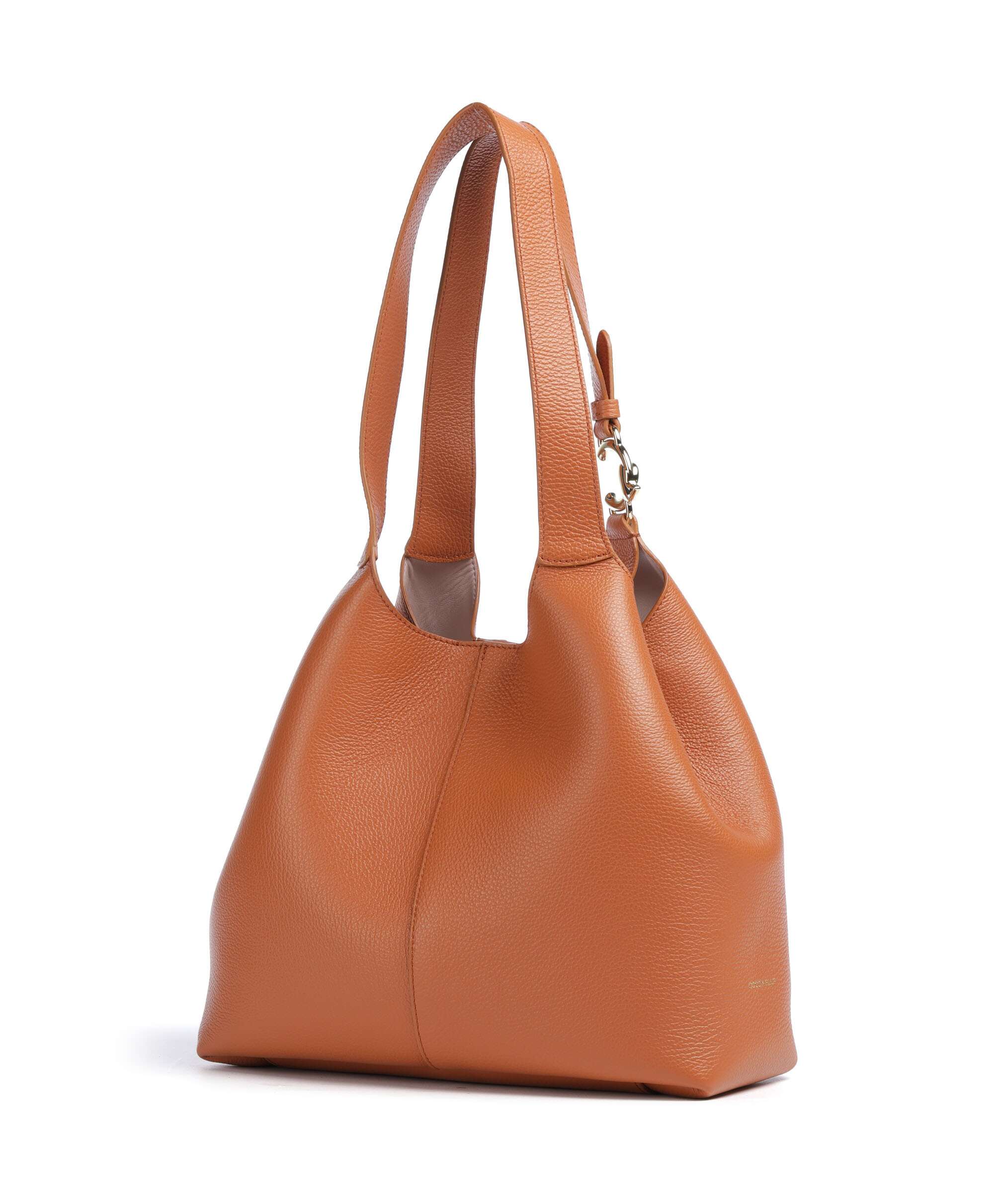 Coccinelle Borsa a Spalla Pelle Donna Arancione Dettagli a Contrasto Borse - vista 4