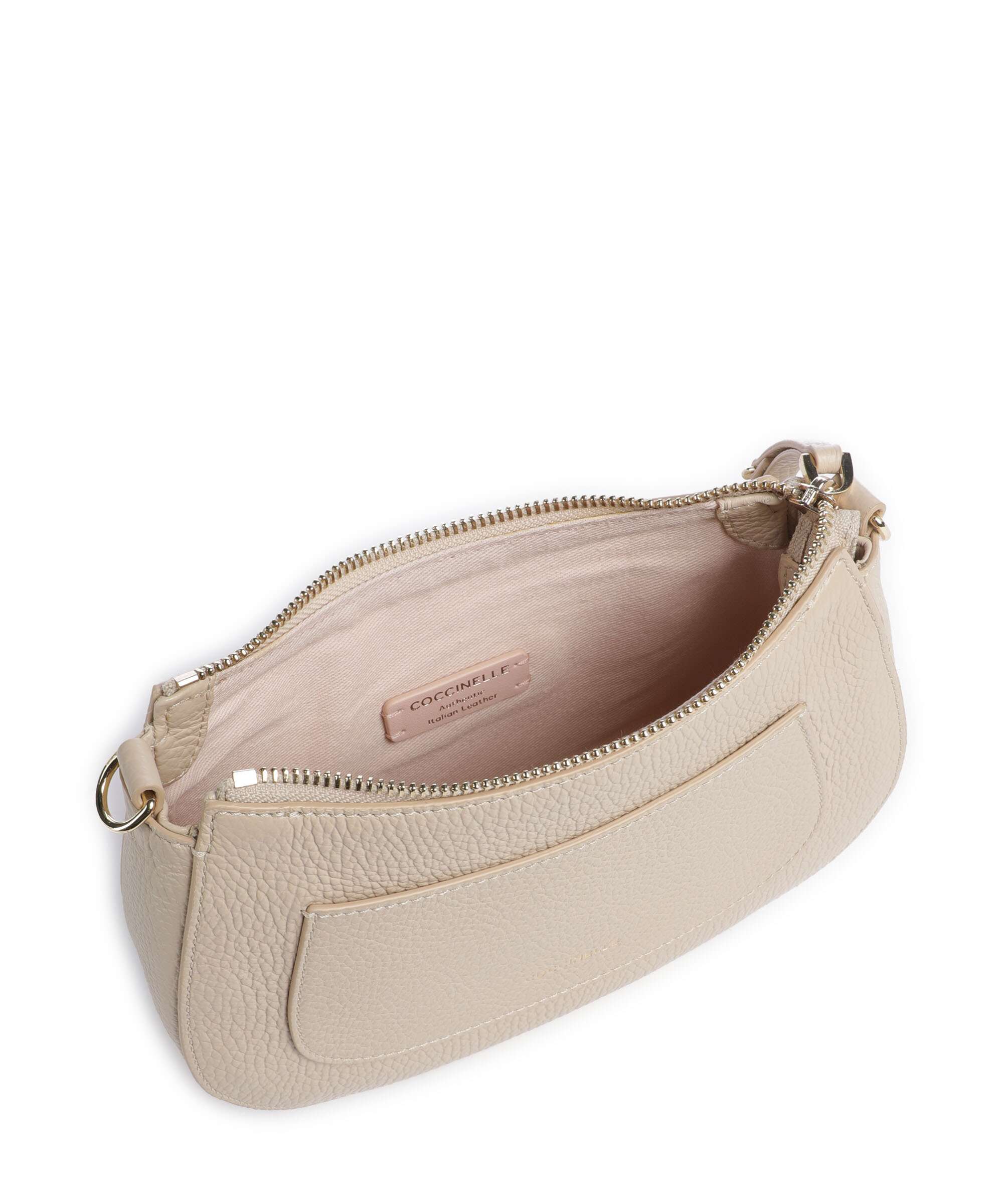 Coccinelle Borsa a Tracolla Pelle Donna Beige Con Tracolla in Catena Borse - vista 6