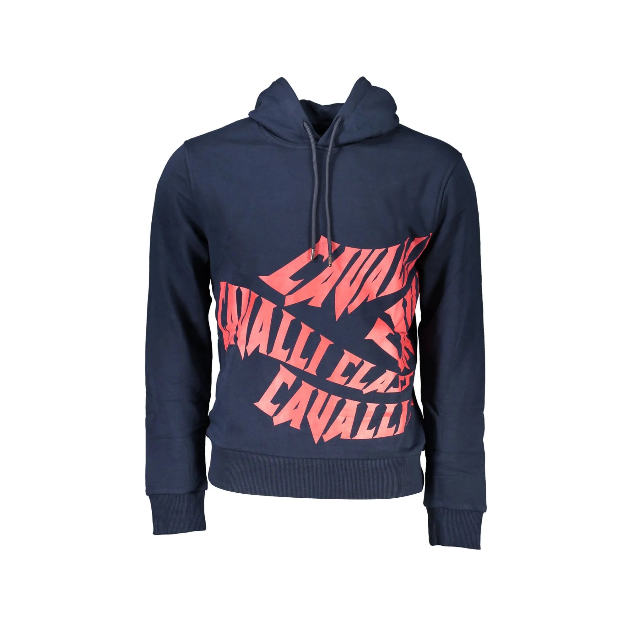 CAVALLI CLASS FELPA SENZA ZIP UOMO BLU