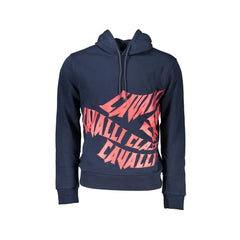 Cavalli Class Felpa Maniche Lunghe Uomo Blu Stampa
