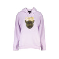Cavalli Class Felpa Donna Viola con Cappuccio e Logo