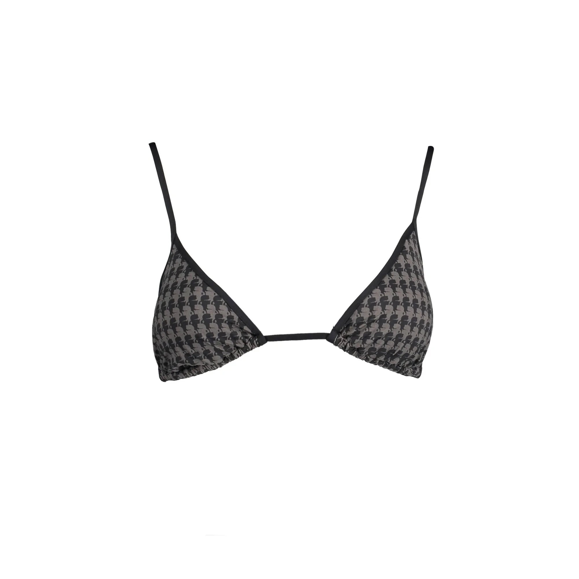 KARL LAGERFELD BEACHWEAR COSTUME PARTE SOPRA DONNA NERO