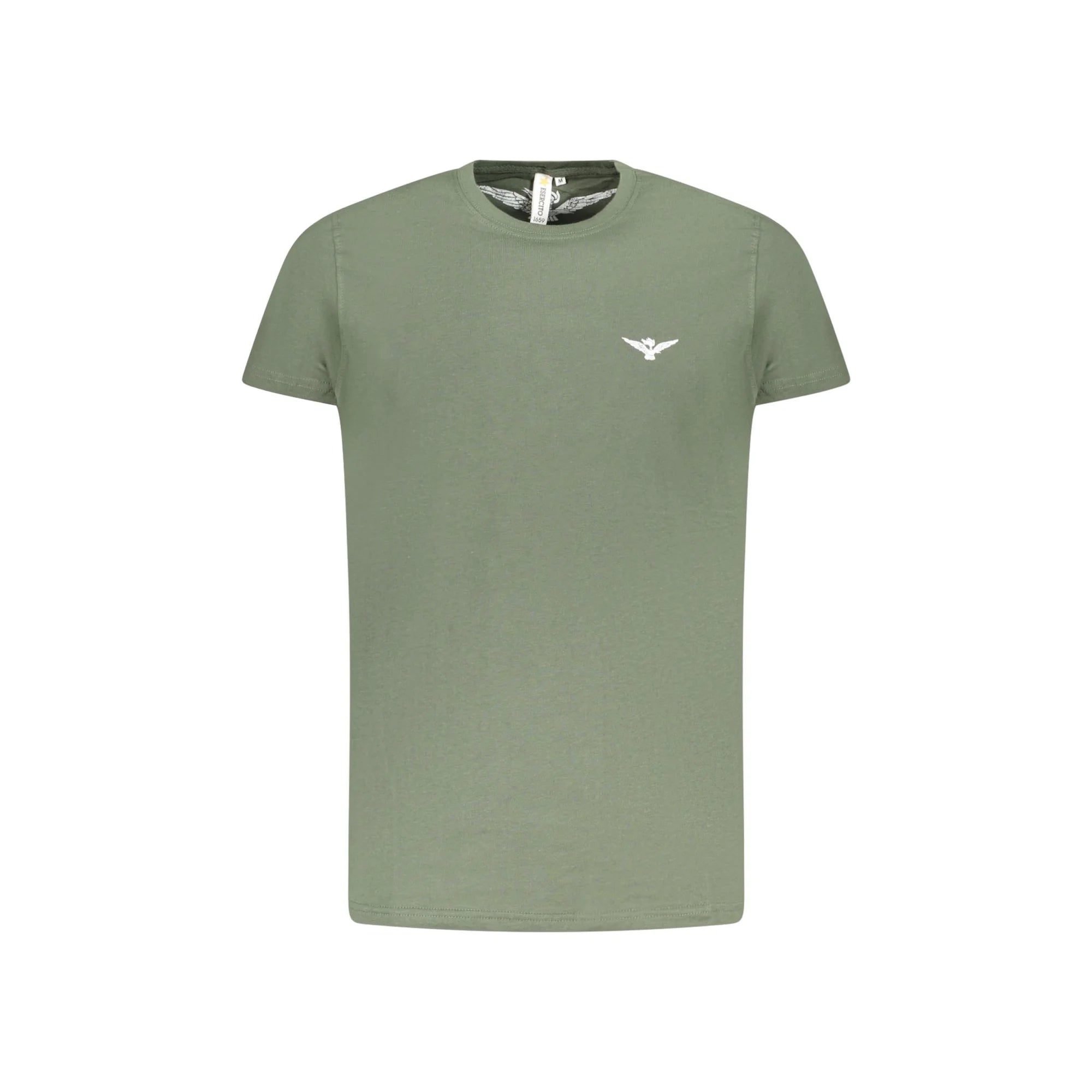 Accademia Militare T-Shirt Maniche Corte Uomo Verde Stampa - foto prodotto