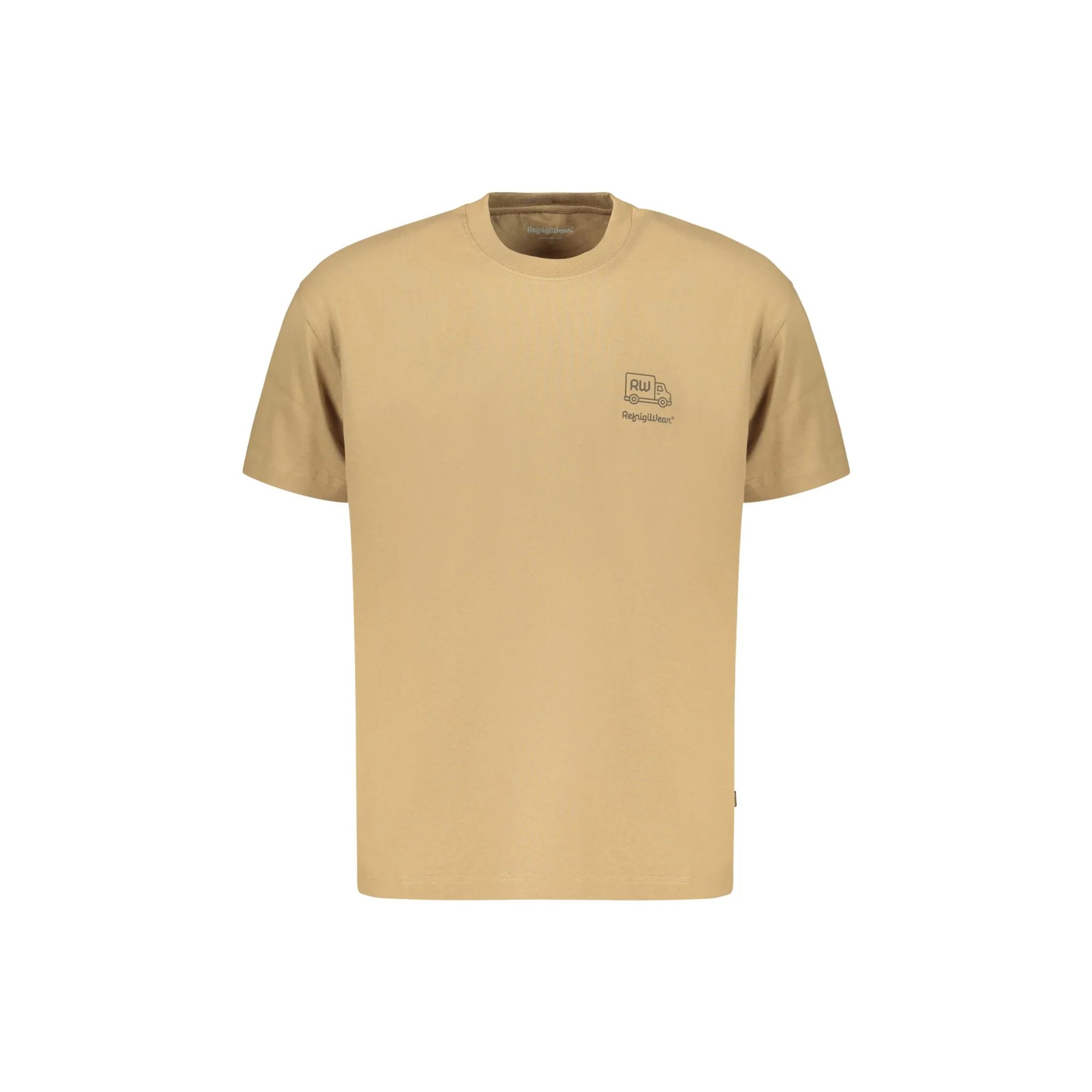 REFRIGIWEAR T-SHIRT MANICHE CORTE UOMO MARRONE
