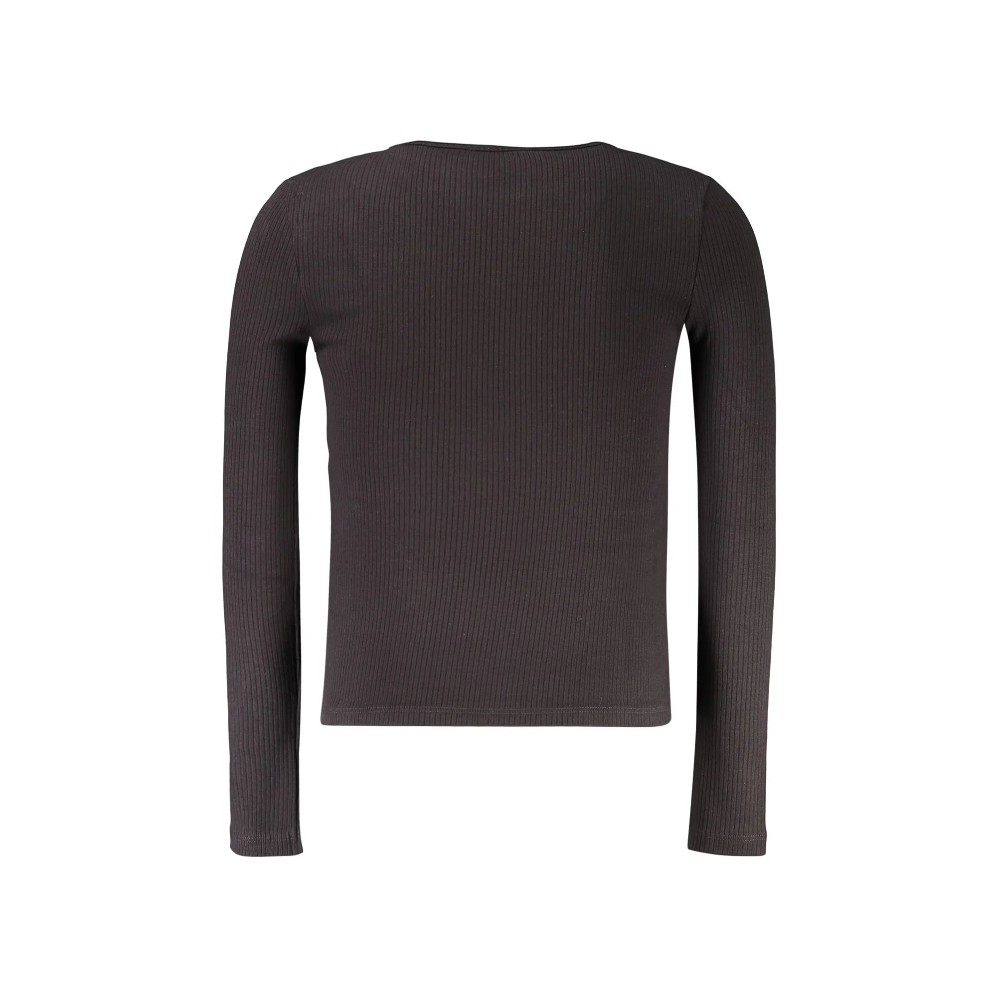 GUESS JEANS T-SHIRT MANICHE LUNGHE BAMBINA NERO