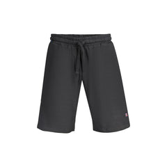 Norway 1963 Short Pantaloni Bermuda Uomo Nero Logo
