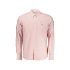 North Sails Camicia Maniche Lunghe Uomo Rosa Ricamo