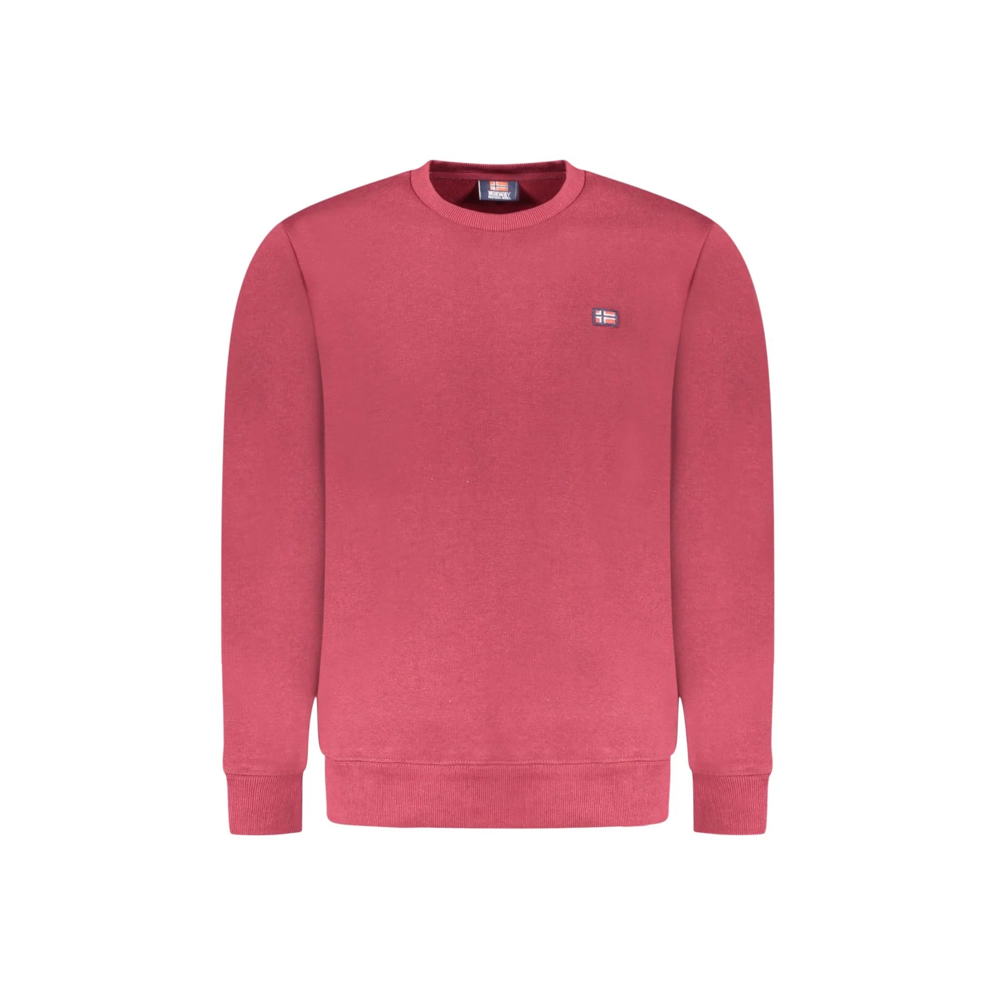 NORWAY 1963 FELPA SENZA ZIP UOMO ROSSO