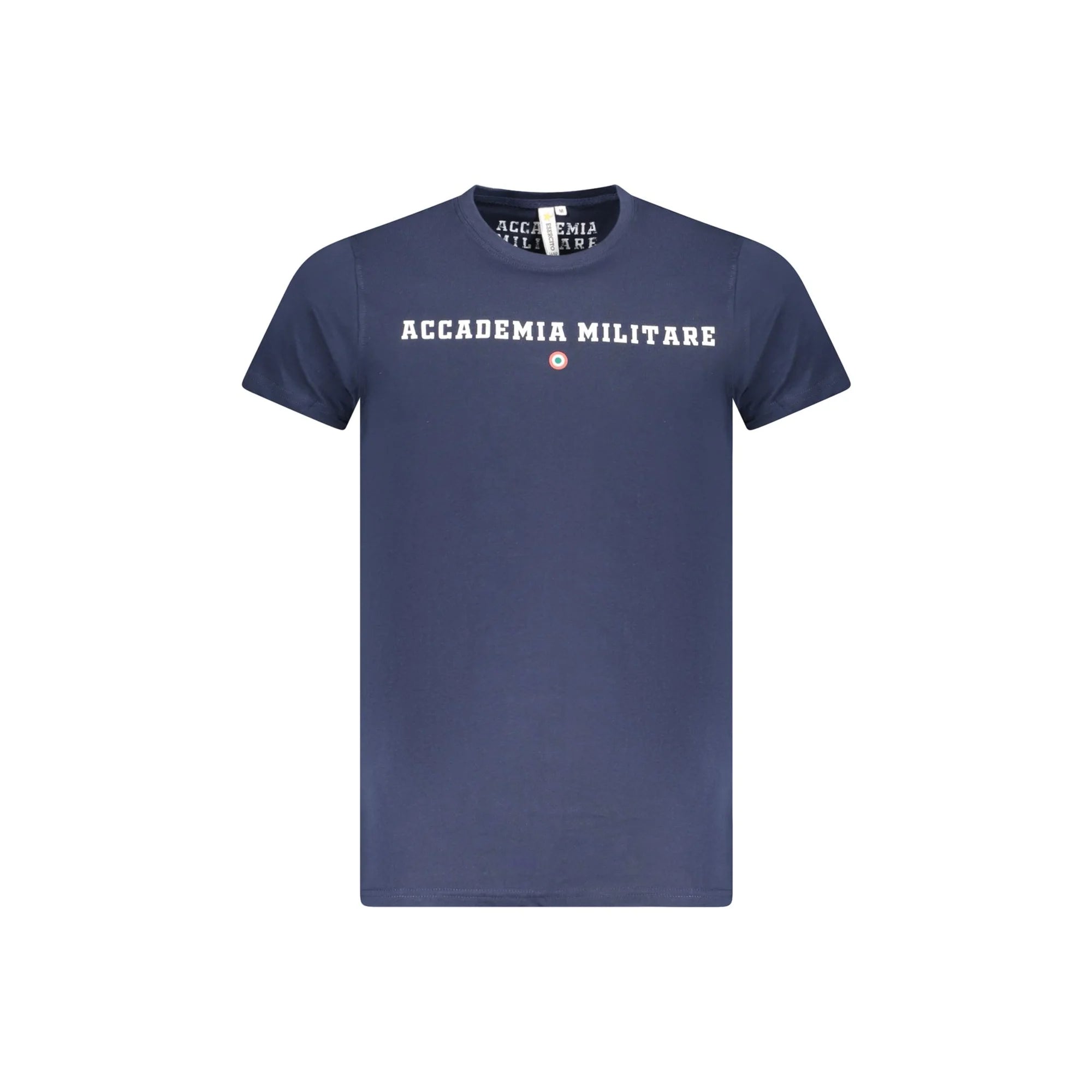 Accademia Militare T-Shirt Maniche Corte Uomo Blu Stampa Logo - foto prodotto