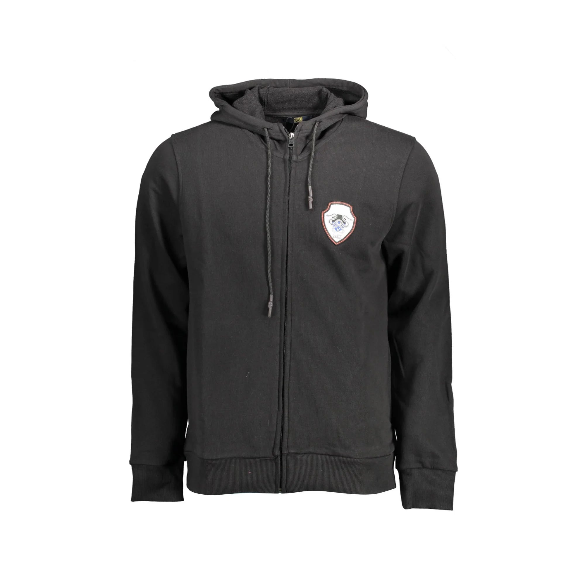 CAVALLI CLASS FELPA CON ZIP UOMO NERO