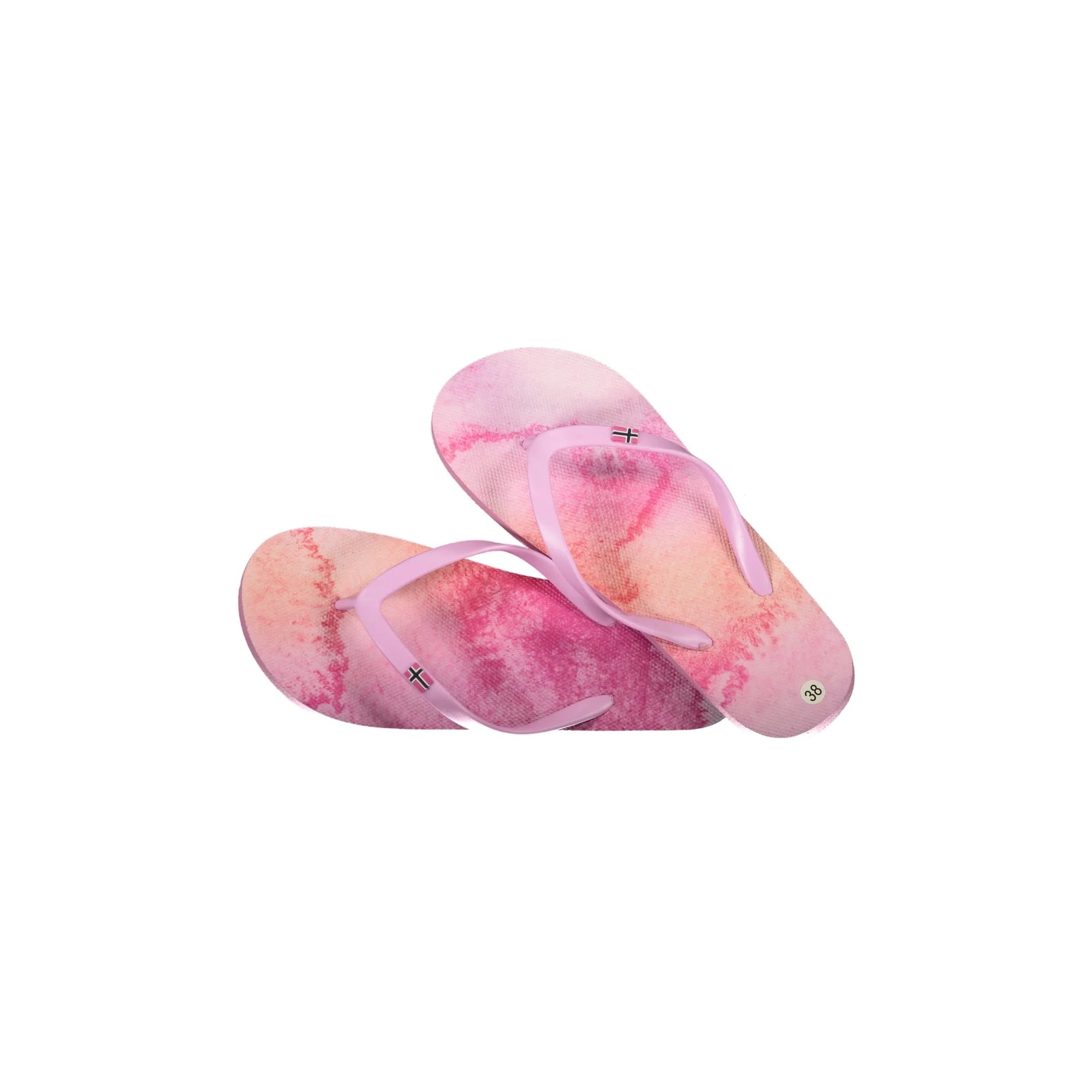 NORWAY 1963 CALZATURA CIABATTA DONNA ROSA