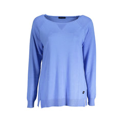 North Sails Jersey Mujer Azul Detalles en Contraste Logo