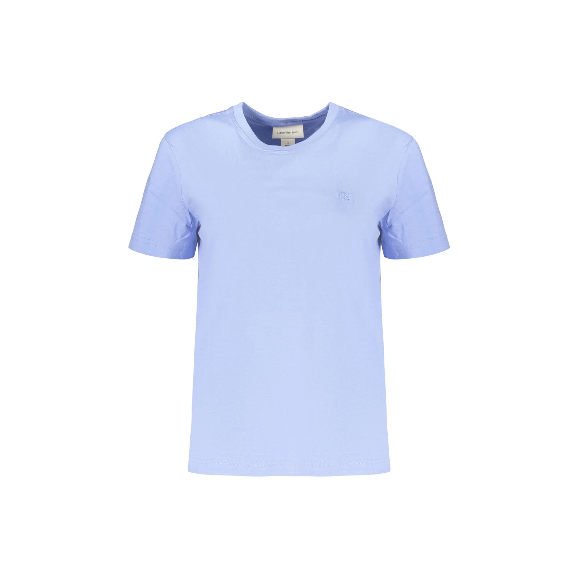 CALVIN KLEIN T-SHIRT MANICHE CORTE DONNA AZZURRO