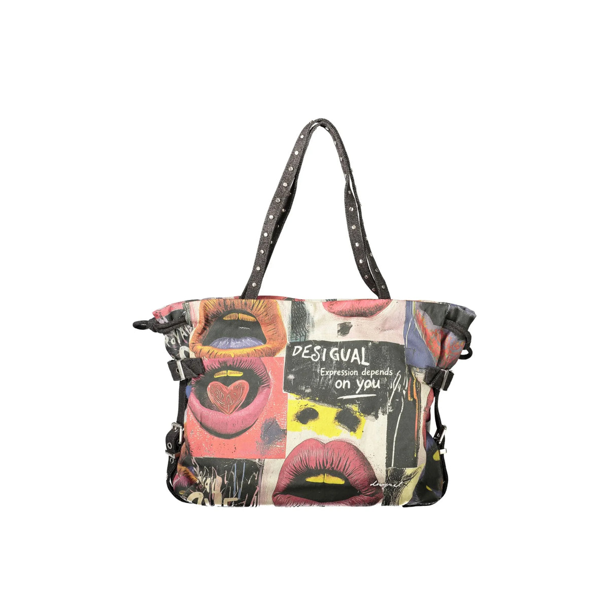 DESIGUAL BORSA DONNA NERO